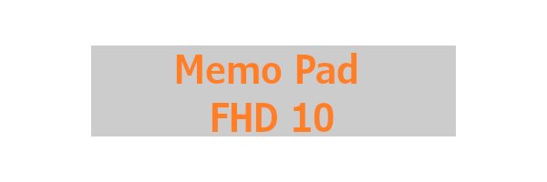 MEMO PAD FHD 10