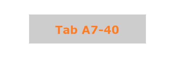 Tab A7-40
