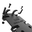 RAM Mounts Quick-Grip XL Saugfuss-Halterung mit Zubehör - B-Kugel (1 Zoll), USB-C