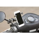 RAM Mounts X-Grip Motorrad-Halterung für Smartphones bis 82,6 mm Breite - B-Kugel (1 Zoll), Torque-Schraubklemme (Durchmesser 9,5-15,8 mm), kurzer Verbindungsarm