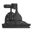 RAM Mounts EZ-Rollr Form-Fit Halteschale Landscape-Format für Apple iPad (7. Gen.) / iPad Air 3 / iPad Pro 10.5 (ohne Schutzhüllen) - mit Zahlenschloss, AMPS-Anbindung, Schrauben-Set