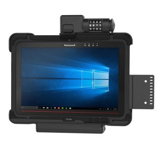 RAM Mounts Form-Fit Halteschale für Honeywell RT10 Tablets - abschließbar (Zahlenschloss), VESA-75x75-Aufnahme