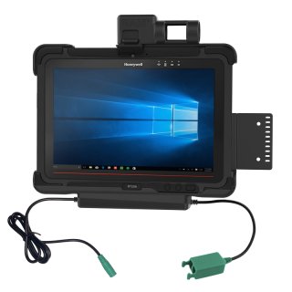 RAM Mounts Form-Fit Halteschale für Honeywell RT10 Tablets - Strom-/Datenanbindung, Dual USB-A, VESA-75x75-Aufnahme