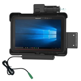 RAM Mounts Form-Fit Halteschale für Honeywell RT10 Tablets - abschließbar (Schlüssel), Stromanbindung, VESA-75x75-Aufnahme