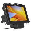 RAM Mounts Tough-Dock Halteschale für Zebra ET4x 8 Zoll Tablets im Zebra-Schutzrahmen - mit Stromversorung 5,5 mm Klinkenstecker, AMPS- u. VESA-Aufnahme