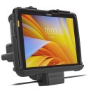 RAM Mounts Tough-Dock Halteschale für Zebra ET4x 10 Zoll Tablets im Zebra-Schutzrahmen - Strom-/Datenanbindung, 5,5 mm Klinkenstecker, USB-A, AMPS- u. VESA-Aufnahme