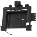 RAM Mounts Form-Fit Docking-Station für Zebra ET8x 2-in-1 Tablet - mit Stromversorung 5,5 mm Klinkenstecker, AMPS- u. VESA-Aufnahme