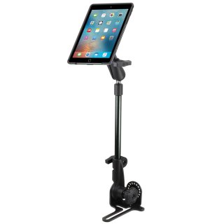 RAM Mounts Pod HD Universal Fahrzeughalterung mit Otterbox Universe-Adapter - Ratchet-System, max. 80 cm hoch, mittlerer Verbindungsarm, runde Basisplatte, C-Kugel (1,5 Zoll)