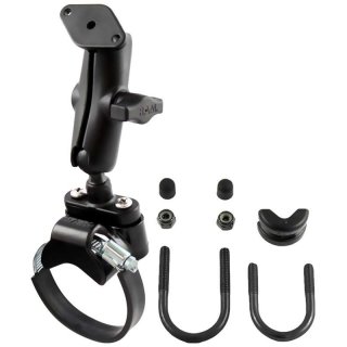 RAM Mounts Rohr-Set - B-Kugel (1 Zoll), Klemmschelle, mittlerer Verbindungsarm, Diamond-Basisplatte (Trapez)