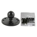 RAM Mounts Basisplatte rund (AMPS) - Schrauben-Set...