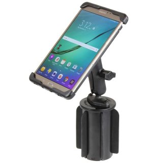 RAM Mounts Fahrzeug-Halterung Samsung Galaxy Tab S2 (8 Zoll) - mit Getr&auml;nkehalter-Adapter, B-Kugel (1 Zoll), im Polybeutel