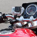 RAM Mounts GoPro Motorrad-Kamerahalterung (kurz) f&uuml;r Honda-/Suzuki-/Yamaha-Tanks - mit Tank-Adapter, B-Kugel (1 Zoll), im Polybeutel