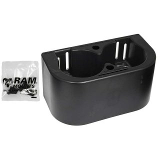 RAM Mounts Becherhalter für Tough-Box Fahrzeugkonsolen - Verbundstoff, Schrauben-Set