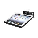 RAM Mounts EZ-Rollr Form-Fit Halteschale Landscape-Format f&uuml;r Apple iPad 1-4 (ohne Schutzh&uuml;llen) - mit Zahlenschloss, AMPS-Anbindung, Schrauben-Set