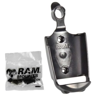 RAM Mounts Ger&auml;tehalteschale f&uuml;r Garmin Rino 520/530 (ohne Schutzh&uuml;llen) - Diamond-Anbindung (Trapez), Schrauben-Set