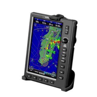 RAM Mounts Gerätehalteschale für Garmin GPSMAP 695/696 (ohne Schutzhüllen) - AMPS-Anbindung, Schrauben-Set, im Polybeutel