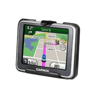 RAM Mounts Gerätehalteschale für Garmin nüvi 2200er Serie (ohne Schutzhüllen) - Diamond-Anbindung (Trapez), Schrauben-Set, im Polybeutel