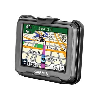 RAM Mounts Gerätehalteschale für Garmin nüvi 30 (ohne Schutzhüllen) - Diamond-Anbindung (Trapez), Schrauben-Set, im Polybeutel