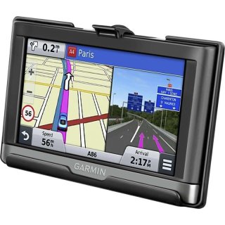 RAM Mounts Gerätehalteschale für Garmin nüvi 2497 (ohne Schutzhüllen) - Diamond-Anbindung (Trapez), Schrauben-Set, im Polybeutel