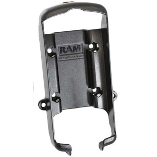 RAM Mounts Gerätehalteschale für Garmin GPS 76er Serie (ohne Schutzhüllen) - Diamond-Anbindung (Trapez), Schrauben-Set, im Polybeutel