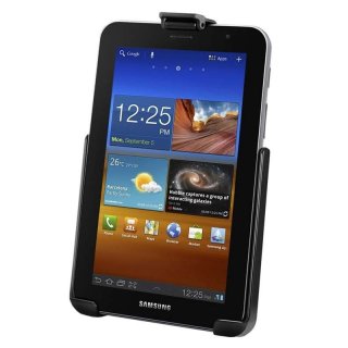 RAM Mounts Gerätehalteschale für Samsung Galaxy Tab 7.0 Plus (ohne Schutzhüllen/-gehäuse) - AMPS-Anbindung, Schrauben-Set, im Polybeutel