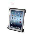 RAM Mounts Universal Tab-Tite Halteschale f&uuml;r Apple iPad 1-4 (mit/ohne Schutzh&uuml;llen/-geh&auml;use) - AMPS-Aufnahme, Schrauben-Set, im Polybeutel