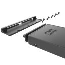 RAM Mounts Universal Tab-Lock Halteschale (abschließbar) für 10 Zoll Tablets inkl. Samsung Tab 4 10.1/Tab S 10.5 (ohne Schutzgehäuse/-hüllen) - AMPS-Aufnahme, Schrauben-Set