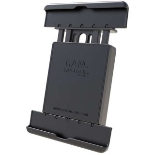 RAM Mounts Tab-Lock Halteschale (abschließbar) für 9,7 Zoll Tablets (ohne Schutzgehäuse/-hüllen) - AMPS-Aufnahme, Schrauben-Set