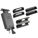 RAM Mounts Tab-Lock Halteschale (abschließbar) für kleine Tablets (7-8 Zoll) - unterschiedliche Endkappen-Paare (3er-Set), AMPS-Aufnahme, Schrauben-Set