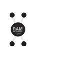 RAM Mounts X-Grip-Halteklammer f&uuml;r Smartphones bis 82,6 mm Breite - B-Kugel (1 Zoll)