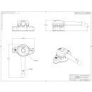 RAM Mounts Verschluss-Adapter für D-Kugel (2,25 Zoll) Verbindungsarme, im Polybeutel