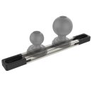 RAM Mounts Aluminium Tough-Track Schiene inkl. Endkappen - Innenlänge 127 mm (5 Zoll), eloxiert