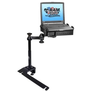 RAM Mounts Laptop-Halterung für Fahrzeuge - Fahrzeug-Basis, Doppel-Schwenkarm, Tough-Tray Halteschale, Chevrolet Impala
