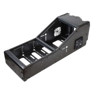 RAM Mounts Tough-Box Fahrzeugkonsole (ohne Tele-Pole-Aufnahmen) - ohne Rückwand, Abmessungen (238,8 mm breit, 603,3 mm tief, 104,7-208,3 mm hoch)