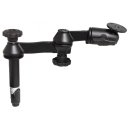 RAM Mounts Doppel-Schwenkarm mit Tele-Pole (ca. 100 mm) -...