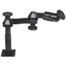 RAM Mounts Doppel-Schwenkarm mit Tele-Pole (ca. 100 mm)...