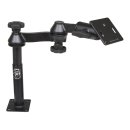 RAM Mounts Doppel-Schwenkarm mit Tele-Pole (ca. 100 mm)...