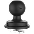 RAM Mounts Track Ball mit T-Slot für Tough-Track Schienen - B-Kugel (1 Zoll), im Polybeutel