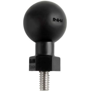 RAM Mounts Tough-Ball mit 1/4-20x0,5 Zoll Gewindestift - B-Kugel (1 Zoll), im Polybeutel