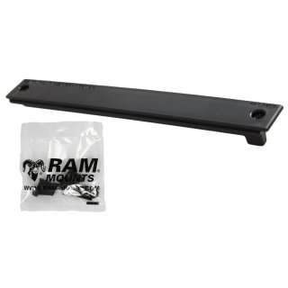 RAM Mounts Abdeckplatte für Tough-Box Fahrzeugkonsolen - Verbundstoff, 25,4 mm hoch, Schrauben-Set